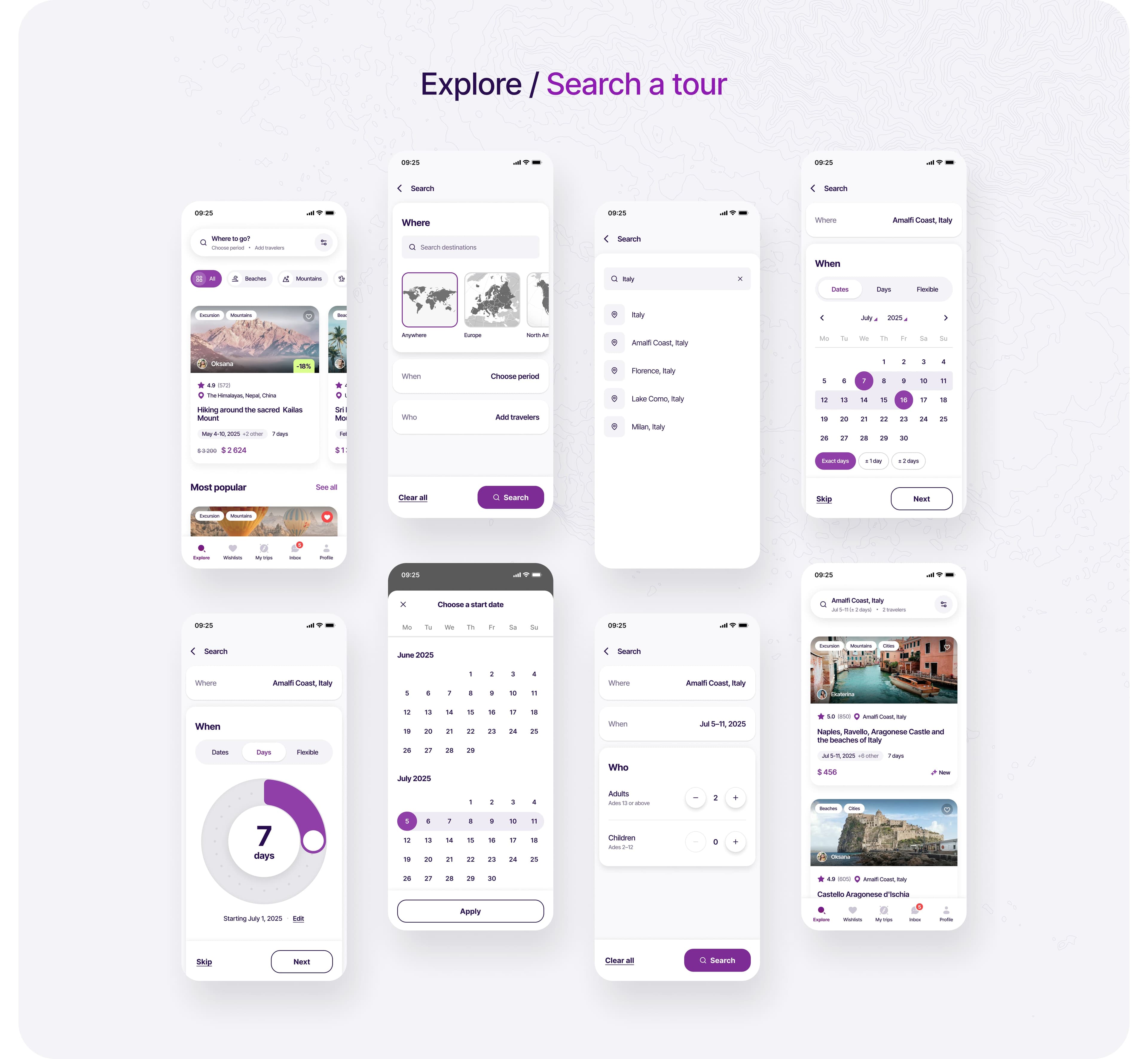 YouTravel search a tour