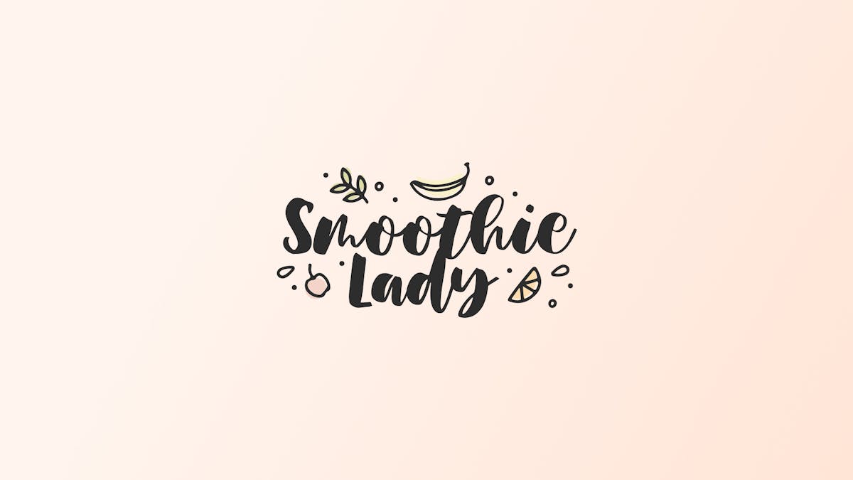 Logo for the Smoothie Lady lifestyle blog